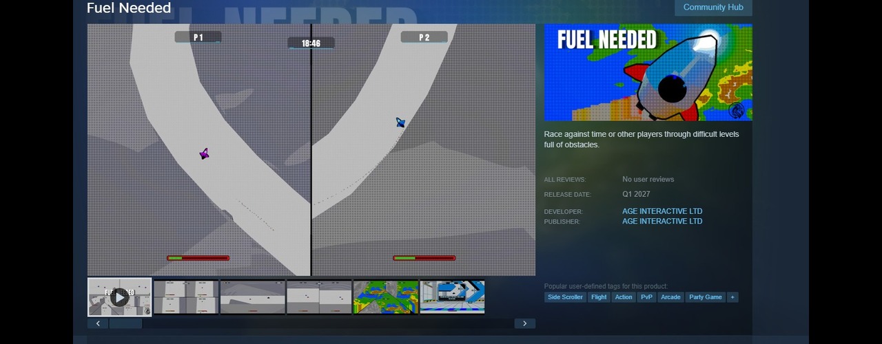 Fuel Needed Steam Page