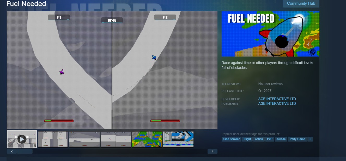 Fuel Needed Steam Page